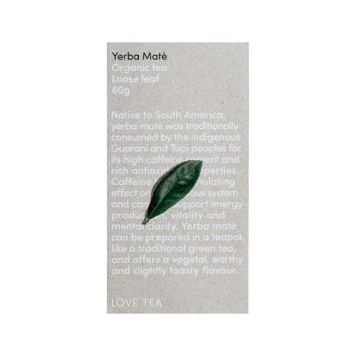 Love Tea Organic Yerba Mate Tea Loose Leaf 60g